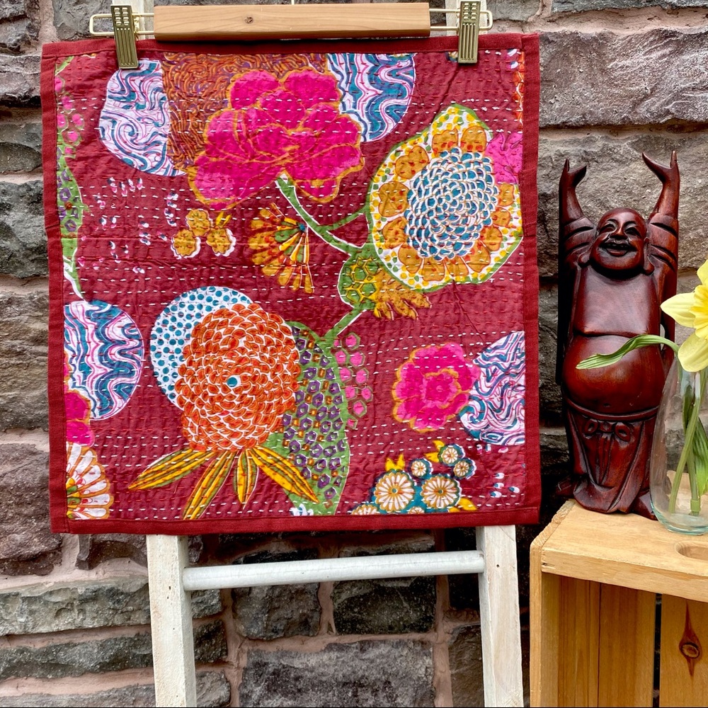✨KANTHA SARI BOHEMIAN STYLE CUSHION COVER